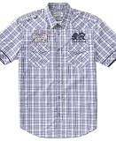 51ytdcbXPbL. SL160  American Rag Shirt, Tattoo Plaid Dark Ink L