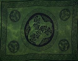 Celtic Sarong - Green Horses