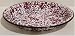 Pie Pan, Enamelware, Red Marble