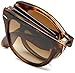 Ray-Ban RB4105 Folding Wayfarer Polarized Sunglasses, Light Havana/Brown Gradient I, 54 mm