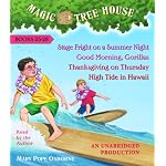 Magic Tree House Collection Volume 7: Books 25-28: #25 Stage Fright on a Summer Night; #26 Good Morning, Gorillas; #27 Thanksgiving on Thursday; #28 High Tide in Hawaii (Magic Tree House Collection) book cover