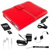 Business Accessorie Pack for Sony Reader eBook Touch Edition PRS-600, Package Includes a Synthetic Durable PU Leather Case with a Home and Wall Charger and a USB Data Cable to Sync files and books from your Computer + package also comes with a 4-inch eBigvalue TM Determination Hand Strap + 4GB Mini SD Card with SD Card Adaptor (Good to listen to your MP3's with Sony Reader) + Stereo In-Ear Headphones (White) (Ultimate Combo, Retail: $80.00)
