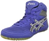 asics Little Kid Big Kid Gel Matflex GS 3 Wrestling Shoe Royal Black Silver 10 M US Toddler