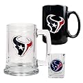 3 pc Houston Texans Gift Set - Clear/ Black