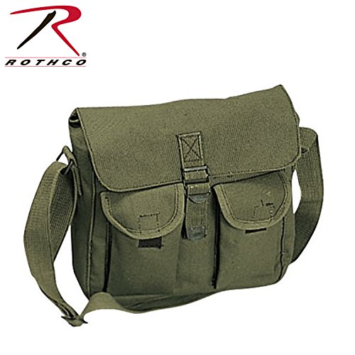 Rothco Canvas Ammo Shoulder Bag - Olive Drab