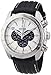 Festina Men's F16489/6 Black Leather Quartz Watch with White Dial