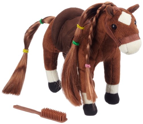 Playshoes 301601 - Pl&uuml;sch-Pferd zum K&auml;mmen, original4 braun Preisvergleich