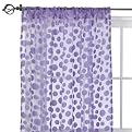 Xhilaration® Flocked Dot Window Sheer- Purple