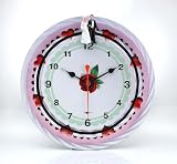 Bride & Groom Wedding Cake Chime Clock