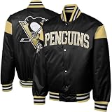 Mtc Pittsburgh Penguins Satin Jacket Medium