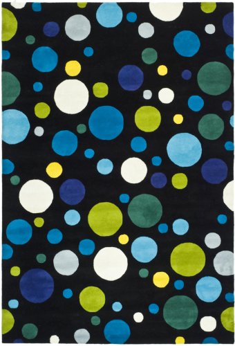 Safavieh Handmade New Zealand Wool Bubblegum Black Rug 5 x 8