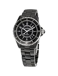 Chanel J12 Black Ceramic Automatic Midsize Unisex Watch H0685