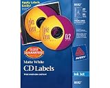 Buy : Avery CD Labels, Matte White, 40 Disc Labels and 80 Spine Labels (8692)