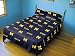 Michigan Wolverines Bed Sheet Set (Solid Background) NCAA