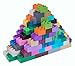 Strictly Briks Compatible with Lego Duplo Toy - Jumbo Building Blocks for Kids and Toddlers, Big Bricks Set for Ages 3 and Up - Solid & Clear Rainbow Colors - 108 Pieces