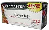 VacMaster 944121 8-by-11-1/2-Inch Quart Bags, 32-Count