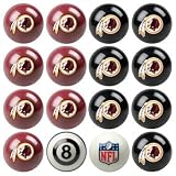 Washington Redskins NFL Home vs. Away Billiard Balls Full Set (16 Ball Set) by Imperial International