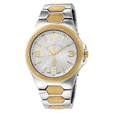 buy U.S. Polo Assn. Men's USC80002 Rimmed Bezel Silver Dial Link Watch