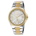 U.S. Polo Assn. Men's USC80002 Rimmed Bezel Silver Dial Link Watch