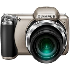     Olympus SP 810UZ Digitalkamera  14 Megapixel, 36 fach opt. Zoom, 7,6 cm  3 Zoll  Display, bildstabilisiert  silber   