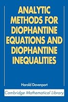 Analytic Methods for Diophantine Equations and Diophantine Inequalities (Cambridge Mathematical Library)