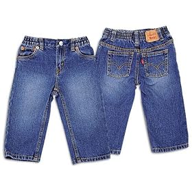 Levi's Baby Boys Elastic Back Waistband - Medium Blast, 24 Months