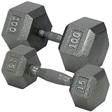 51yuAyr2k L. SL160  Hex Dumbbell w/ Ergo Handle (5   100 lb)   Exercise