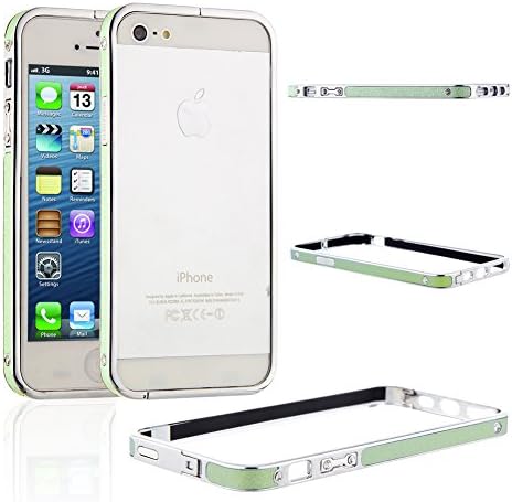 Creeracity New Frame Bumper Scratch-Resistant (NO CLEAR PLASTIC PROTECT IN BACK)Drop Protection cover case for Apple iPhone 5/5S (for Apple iPhone 5/5S Verizon, AT&T Sprint, T-mobile, Unlocked)