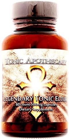 Legendary Tonic Elixir Capsules - Long Jack, Pine Pollen, Alfalfa - 60ct 500mgs