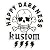 OilshockDesigns/オイルショックデザインズ《Darkness Skull》防水ステッカー☆サブカルグッズ通販☆/
