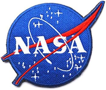 NASA Space Program Velcro Patch, US The National Aeronautics and Space Administration Velcro Backed Morale Patch (Style 1, 1 PC)