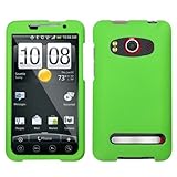HTC Evo Rubberized Hard Case - Green