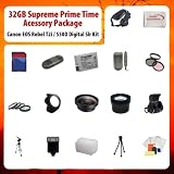Acessory Package for Canon EOS Rebel T3i T2i 550D