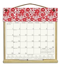 Amazon.com : Wooden Refillable Wall Calendar Holder filled with a 2016 ...