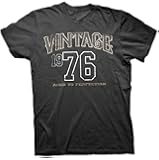 Vintage Aged To Perfection 1976 - ATHLETIC - 40th Birthday Gift T-shirt