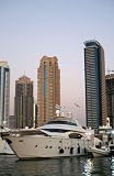 The Dubai Marina - 24"H x 16"W - Peel and Stick Wall Decal by Wallmonkeys