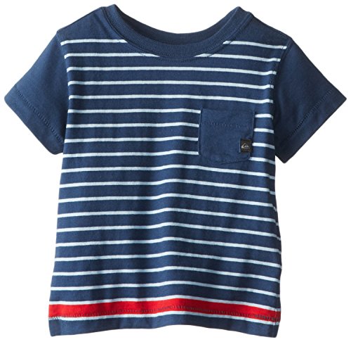 Quiksilver Baby-Boys Newborn Dialed In Shirt, Washed Navy, 6-12 Months