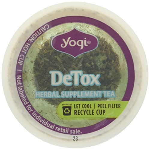 Yogi Tea EcoCup, DeTox, 10 Count (Pack of 6)