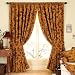 Zurich Pencil Pleat Curtains (Gold), W90 x D90