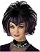 Goth Flip Black and Purple Costume Wig