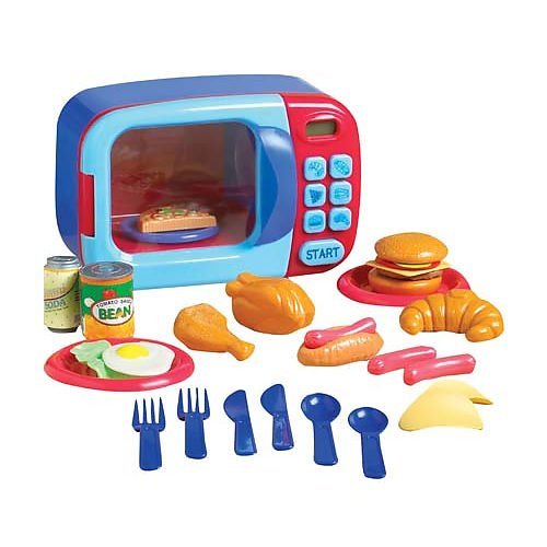 Just Like Home Microwave Oven -- Blue