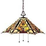 By Zlite-Mandolin Collection Chestnut Bronze Finish 3 Light Pendant