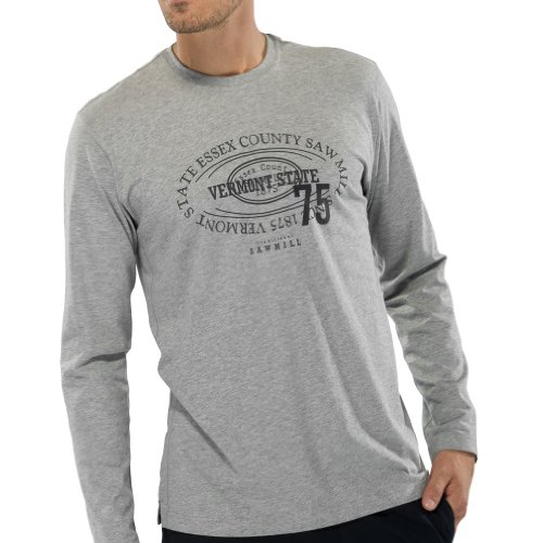 Schiesser Herren Nachtwäsche Shirt Langarm - 