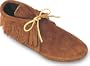 Women's Classic Fringed Boot by Minnetonka in Brown Suede - Size 7