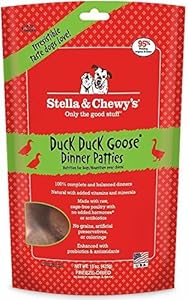 Stella & Chewy's Duck Duck Goose Freeze Dried Dog Food Dinner 15 oz (Pack of 3)... Stella & Chewy's Duck Duck Goose Freeze Dried Dog Food Dinner 15 oz (Pack of 3)...