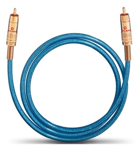 Oehlbach NF 113 Digital Audio Kabel Cinch 1,5m blau