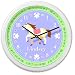Olive Kids - Patchwork Ponies Personalized Clock (White)