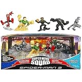  : Marvel Superhero Squad Exclusive Spider-Man 3 Movie Mini 3 Inch Figure 5-Pack (Spider-Man, New Goblin, Sandman, Venom and Black Chrome Spider-Man)