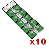 AG5 Button Cell Lithium Battery for Calculator / Watch, 10 pack