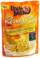 Uncle Ben's Ready Rice, Roasted Chicken Flavored, 8.8-Ounce Bags (Pack of 12)